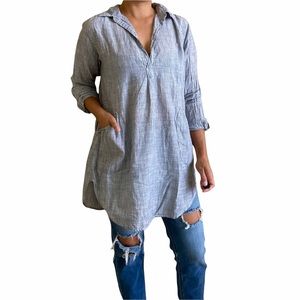 NWOT CP Shades Striped Teton Tunic Size Small